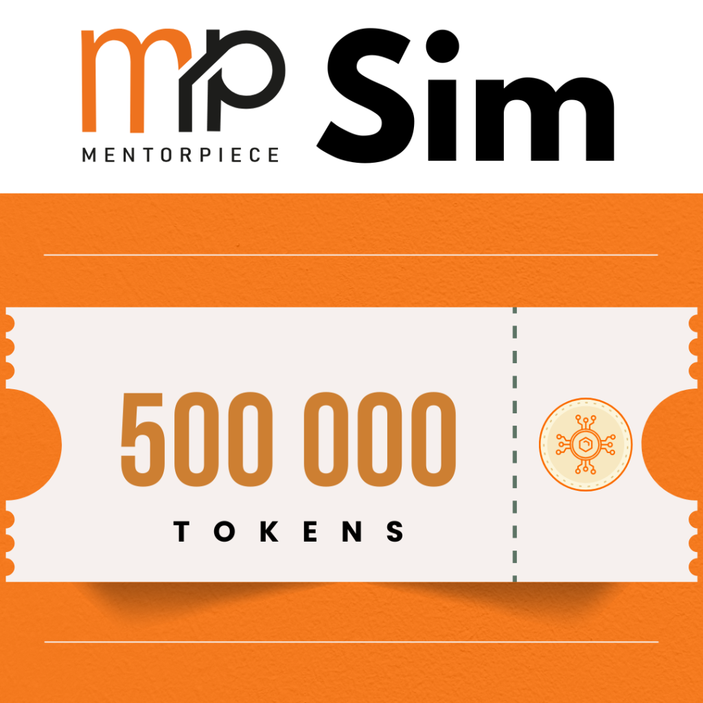 Mentorpiece Sim: 500 000 tokens